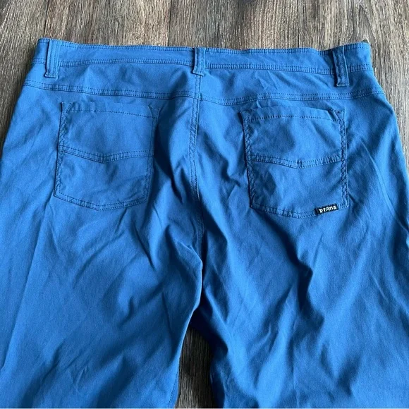 PrAna Brion pant II blue stretch nylon outdoor hiking athletic pants 40x32 - Picture 11 of 11